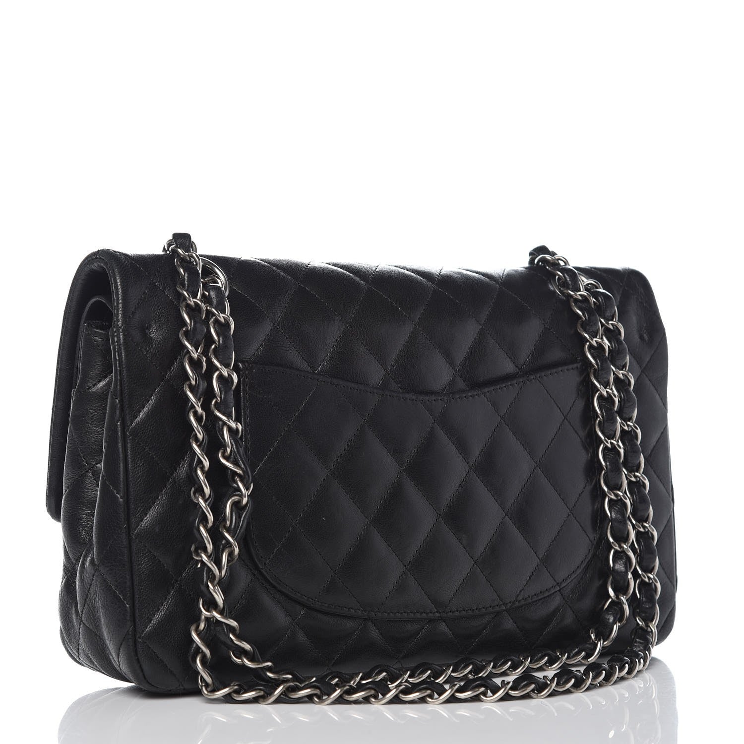 Chanel Lambskin Quilted Medium Hybrid Reissue Flap Black 2 of 13