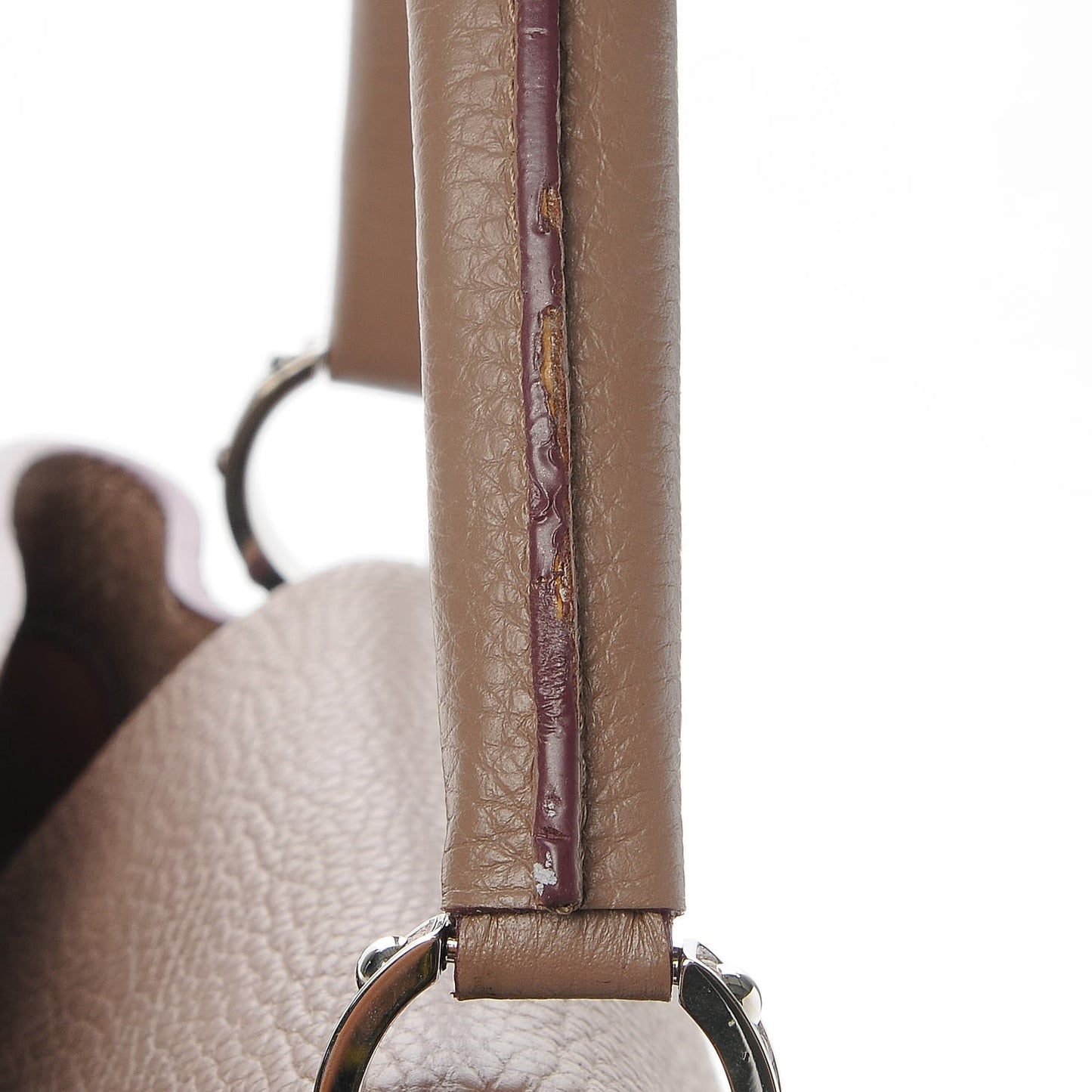 Taurillon Capucines MM Taupe