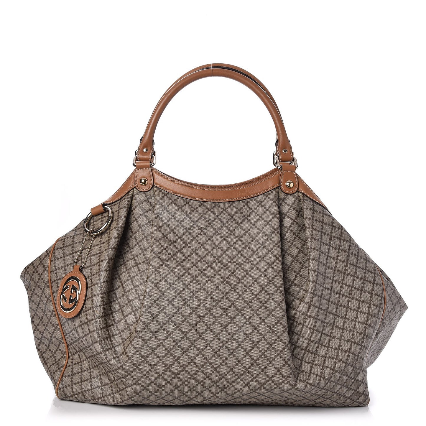 Diamante Large Sukey Tote Brown