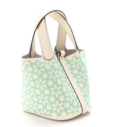 Hermes Swift Micro Lucky Daisy Picotin Lock Nata Vert 3 of 13