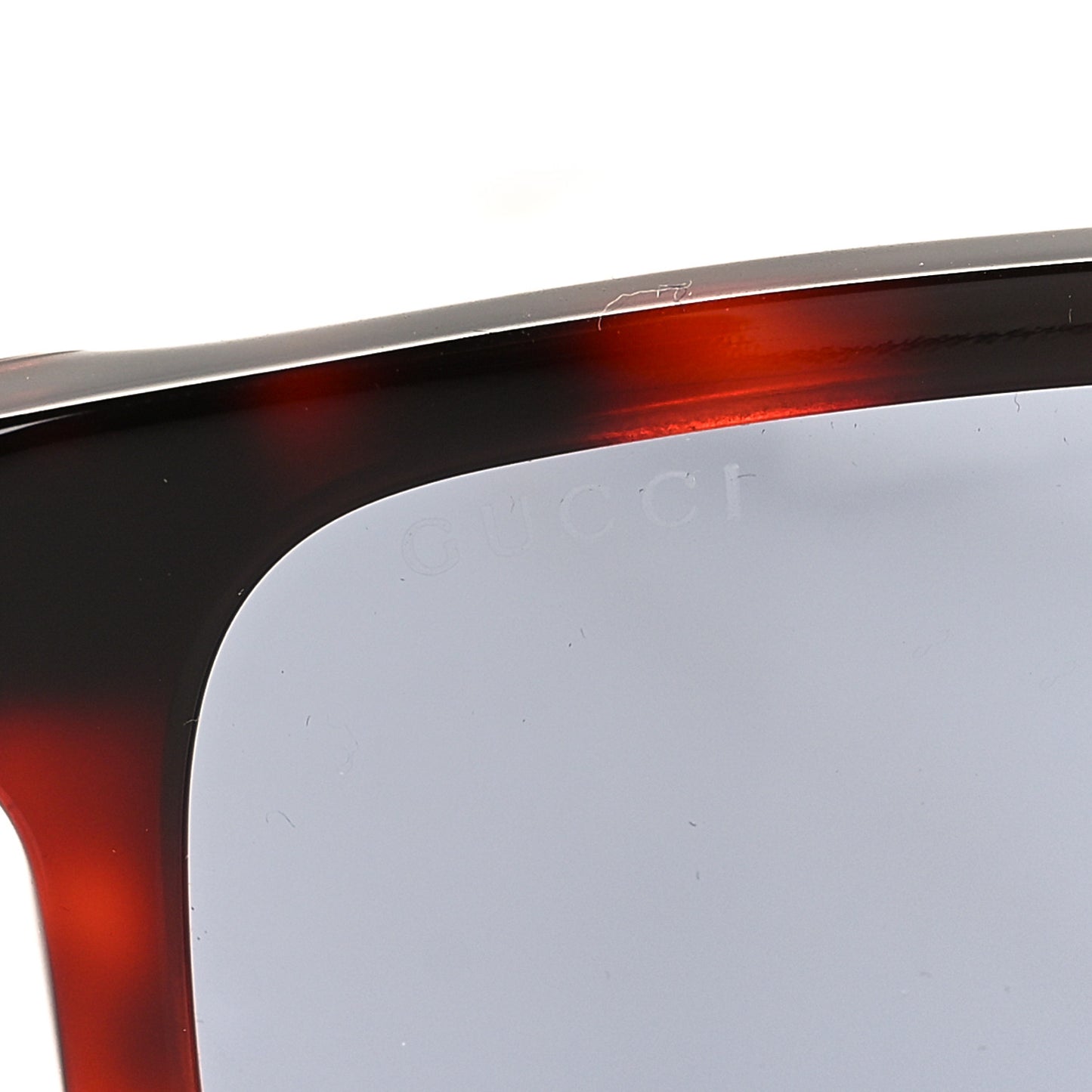 Acetate Square Sunglasses GG0599SA Black Tortoiseshell Pearlescent