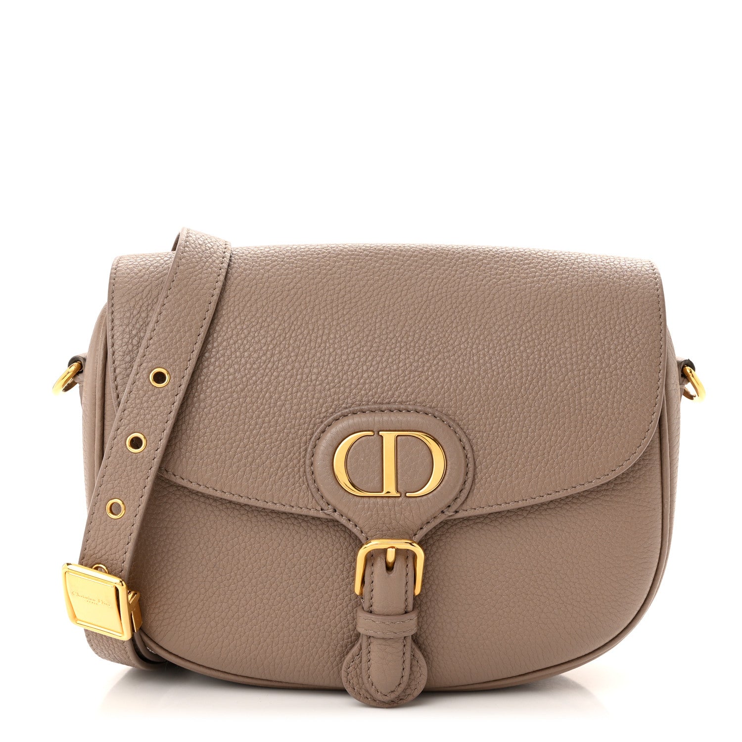 Christian Dior Grained Calfskin Medium Bobby Flap Taupe 1 of 10