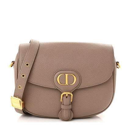 Christian Dior Grained Calfskin Medium Bobby Flap Taupe 1 of 10