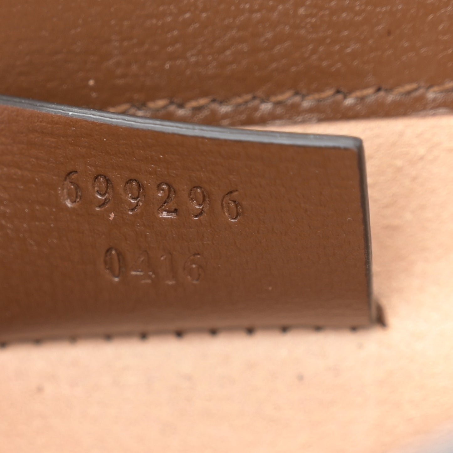 GG Supreme Monogram Mini Horsebit 1955 Shoulder Bag Beige Brown Sugar