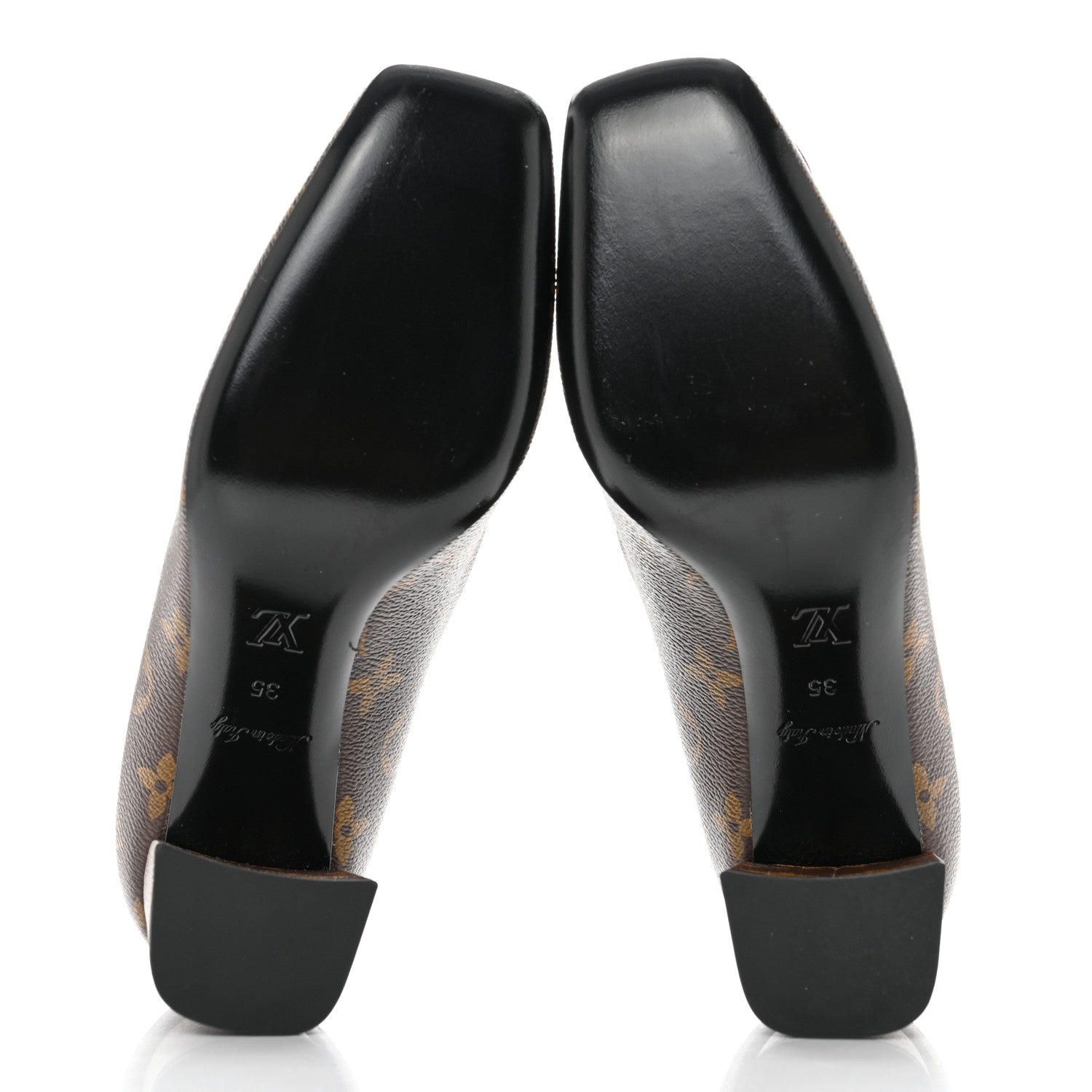 Louis Vuitton Monogram Madeleine Pumps 35 5 of 9