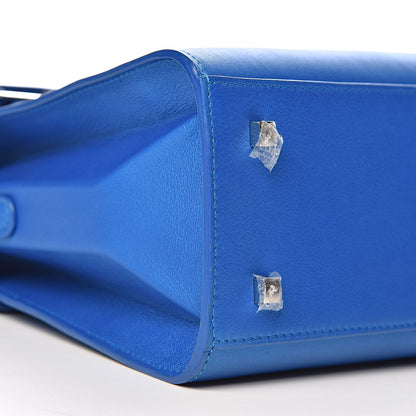 Delvaux Calfskin MM Tempete Satchel Satin Electric 12 of 14