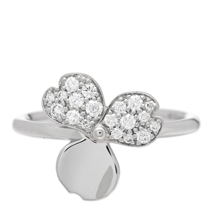 Tiffany Platinum Diamond Paper Flowers Ring 50 5.25 1 of 5