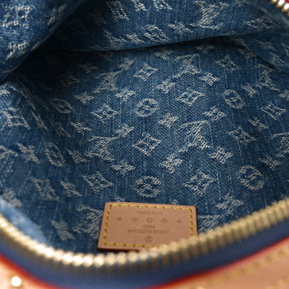 Louis Vuitton Monogram Denim High Rise Bumbag Blue 4 of 8