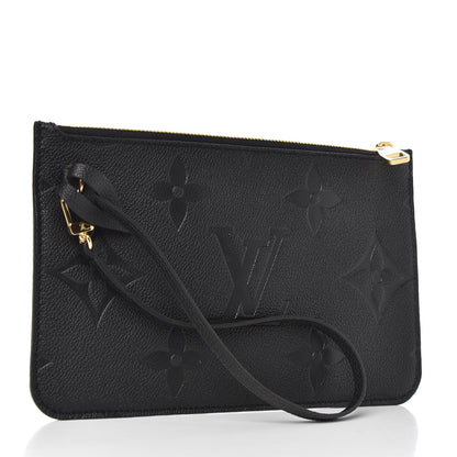 Louis Vuitton Empreinte Monogram Giant Neverfull MM Pochette Black 3 of 5