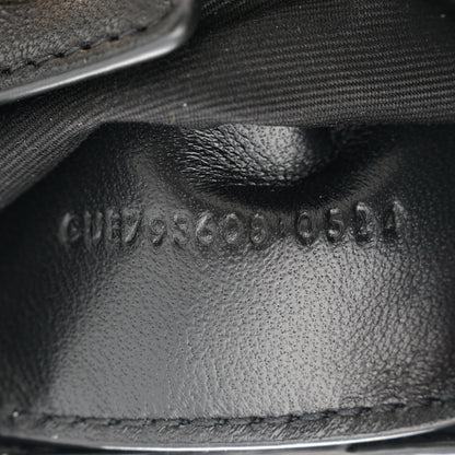 Saint Laurent Lambskin Quilted Monogram Sade Hobo Black 7 of 10