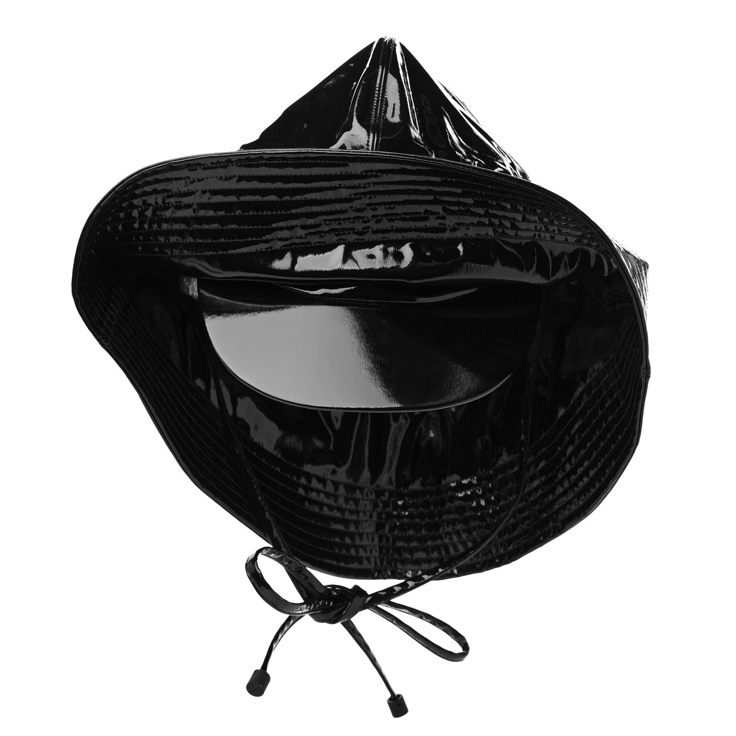 Burberry Vinyl Logo Rain Hat S Black 4 of 14