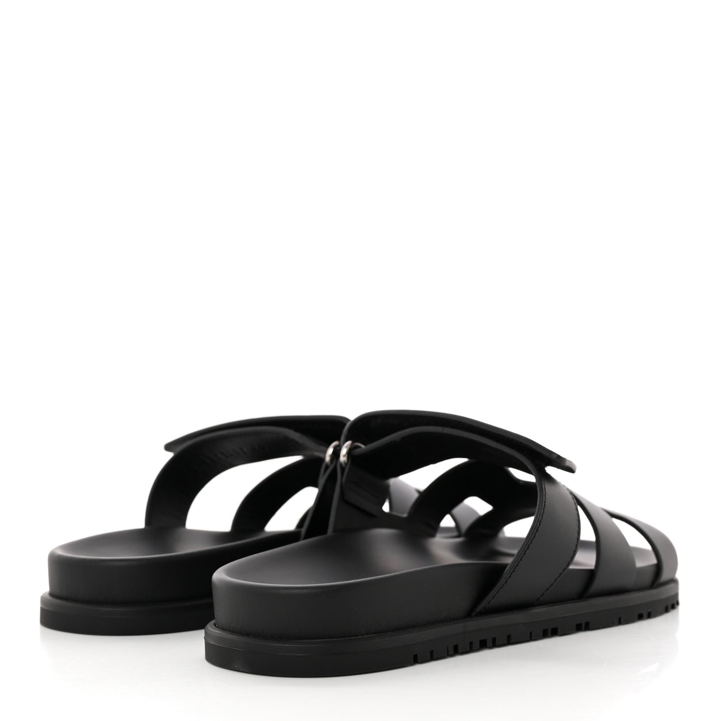Calfskin Womens Chypre Sandals 40 Black