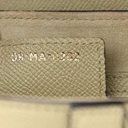Christian Dior Grained Calfskin Saddle Bag With Strap Sage Green 7 of 8