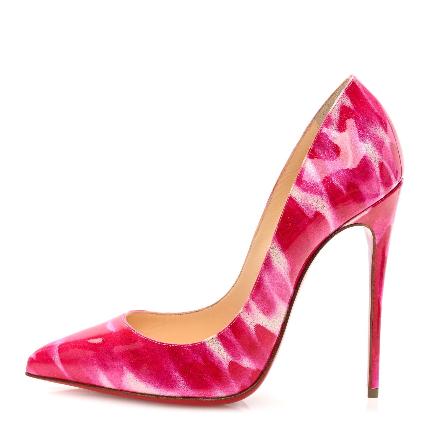 Patent Glittart Pigalle Follies 120 Pumps 37.5 Shocking Pink