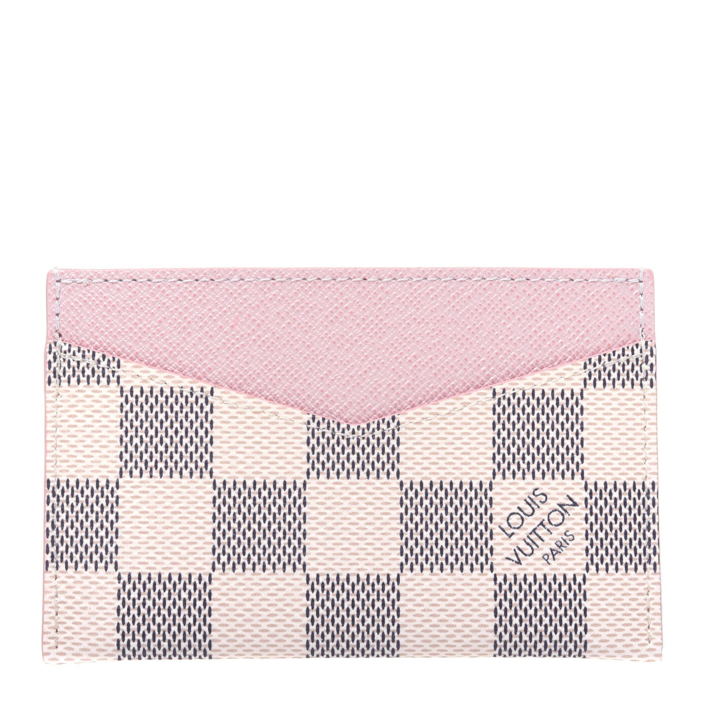 Damier Azur Daily Card Holder Rose Ballerine