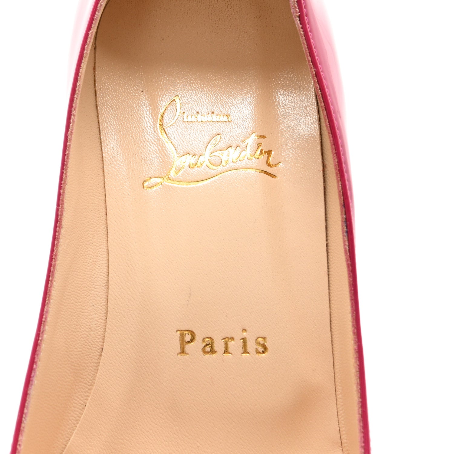 Christian Louboutin Patent Mater Claude 85 Pumps 36.5 Framboise 6 of 11