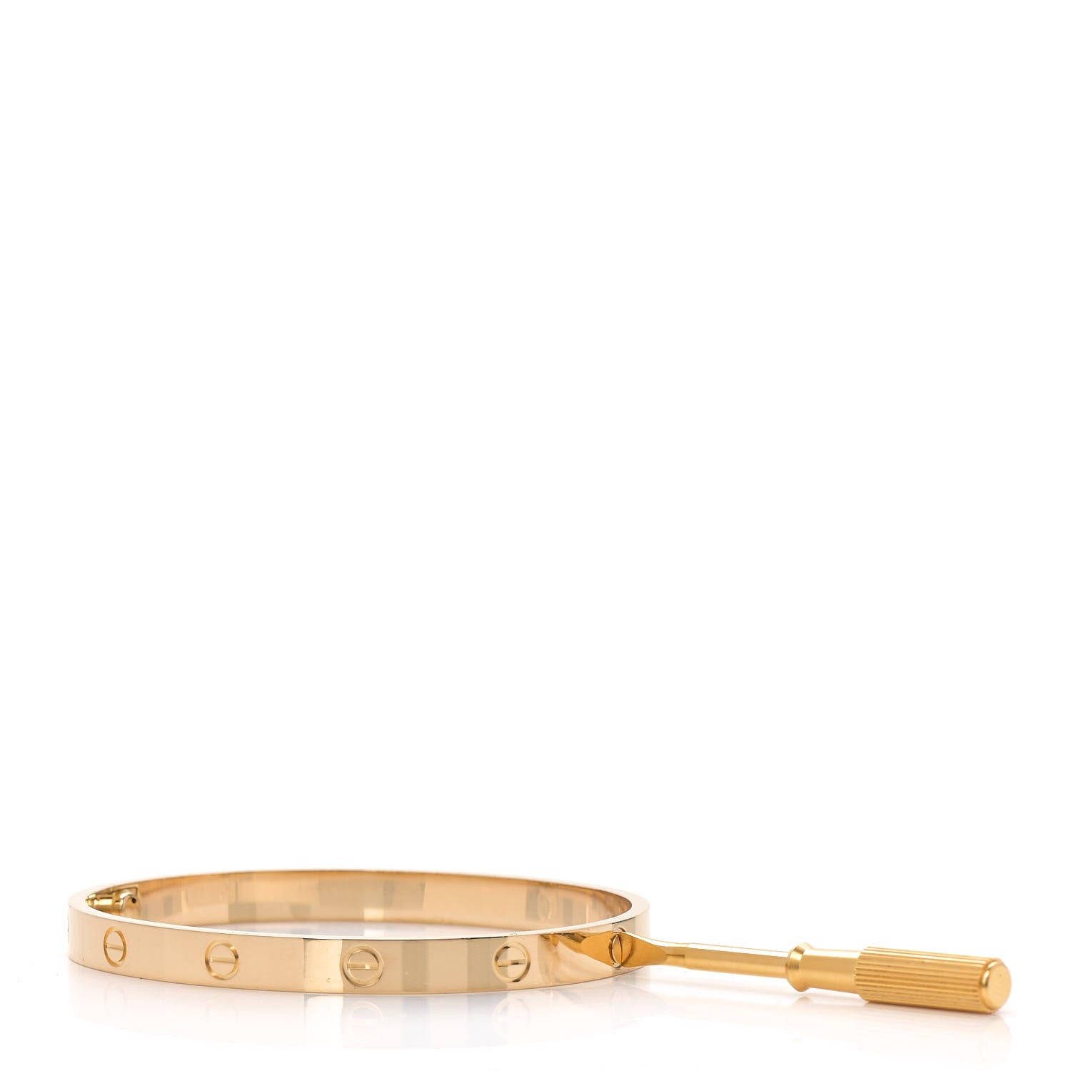 Cartier 18K Yellow Gold LOVE Bracelet 19 3 of 6