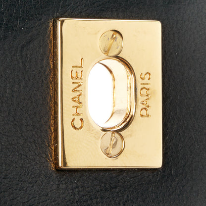Chanel Lambskin Quilted Tassel Flap Camera Case Black 8 of 11
