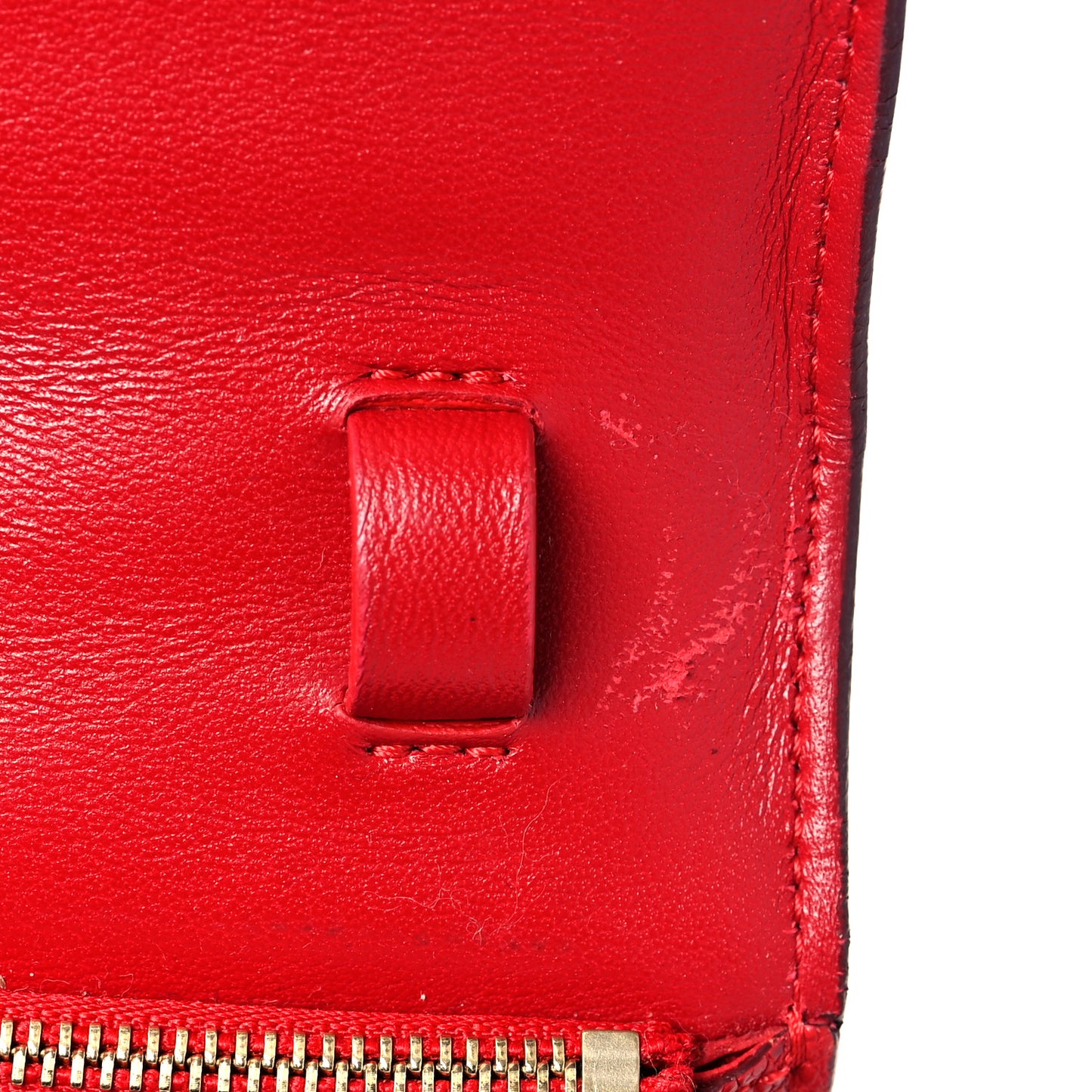 Goatskin Medium Classic Box Flap Bag Carmin