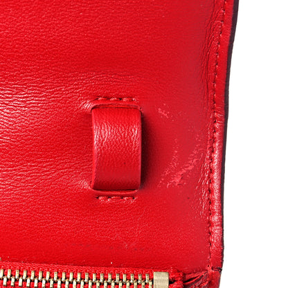 Celine Goatskin Medium Classic Box Flap Bag Carmin 11 of 12