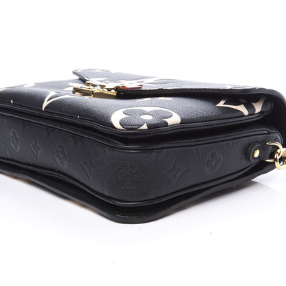 Louis Vuitton Empreinte Monogram Giant Crafty Pochette Metis Black Creme 6 of 9