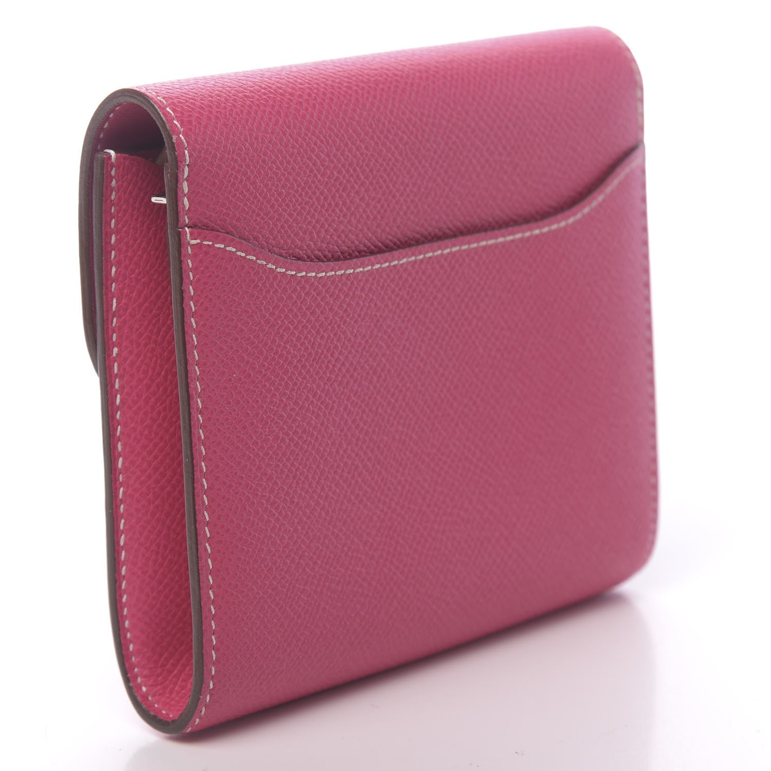 Hermes Epsom Constance Short Wallet Rose Tyrien 3 of 8