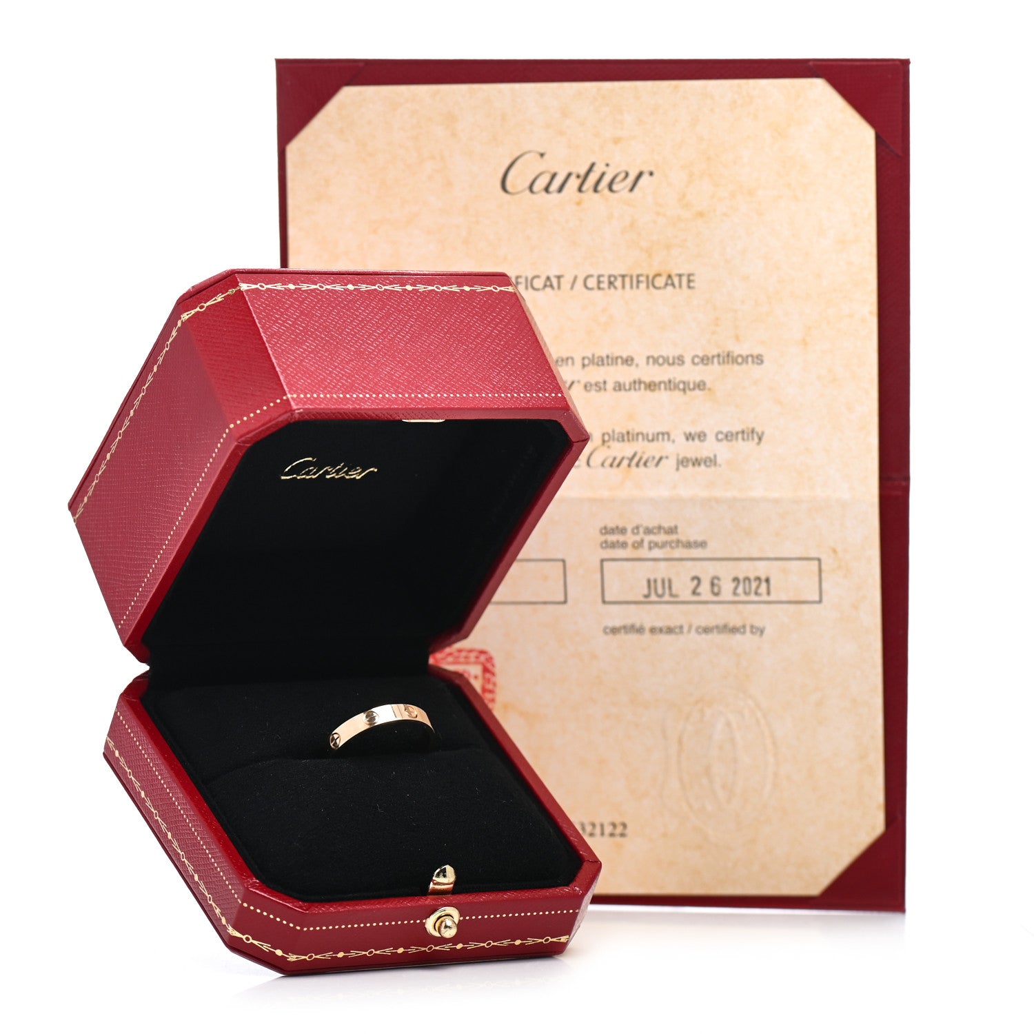 Cartier 18K Yellow Gold 3.5mm LOVE Wedding Band Ring 59 8.75 5 of 5