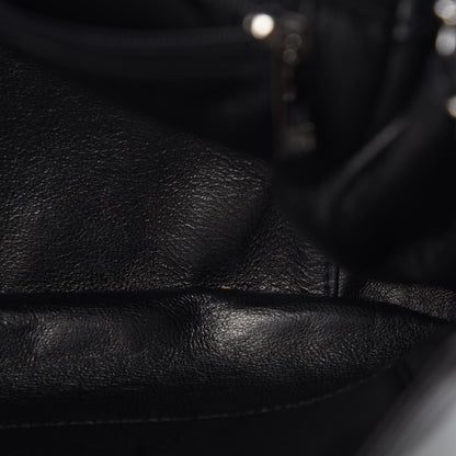 Chanel Metallic Goatskin Luxe Ligne Flap Black 6 of 8