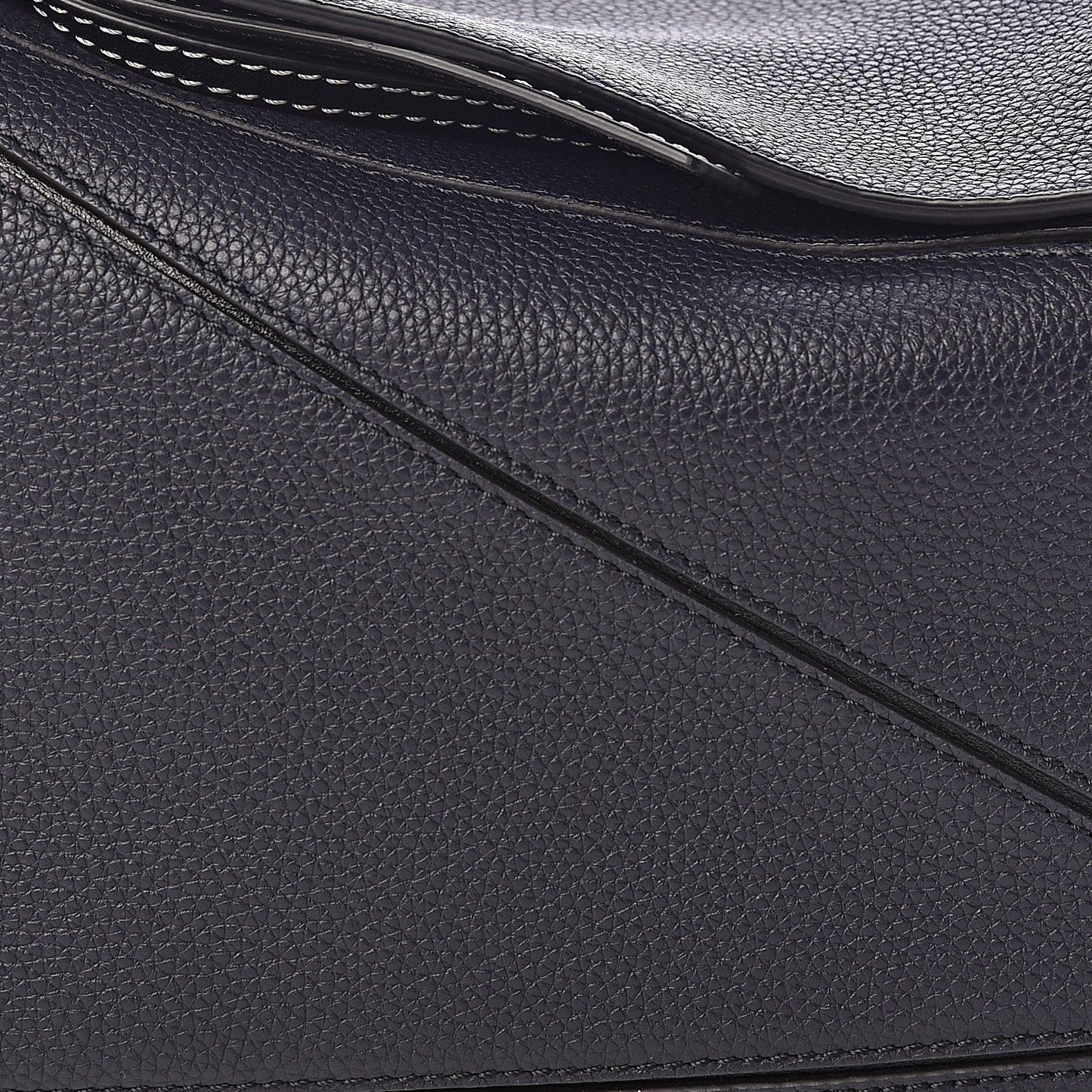 Calfskin Small Puzzle Bag Midnight Blue Black