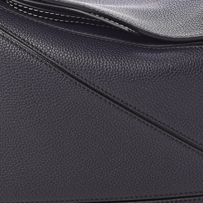 Loewe Calfskin Small Puzzle Bag Midnight Blue Black 7 of 9