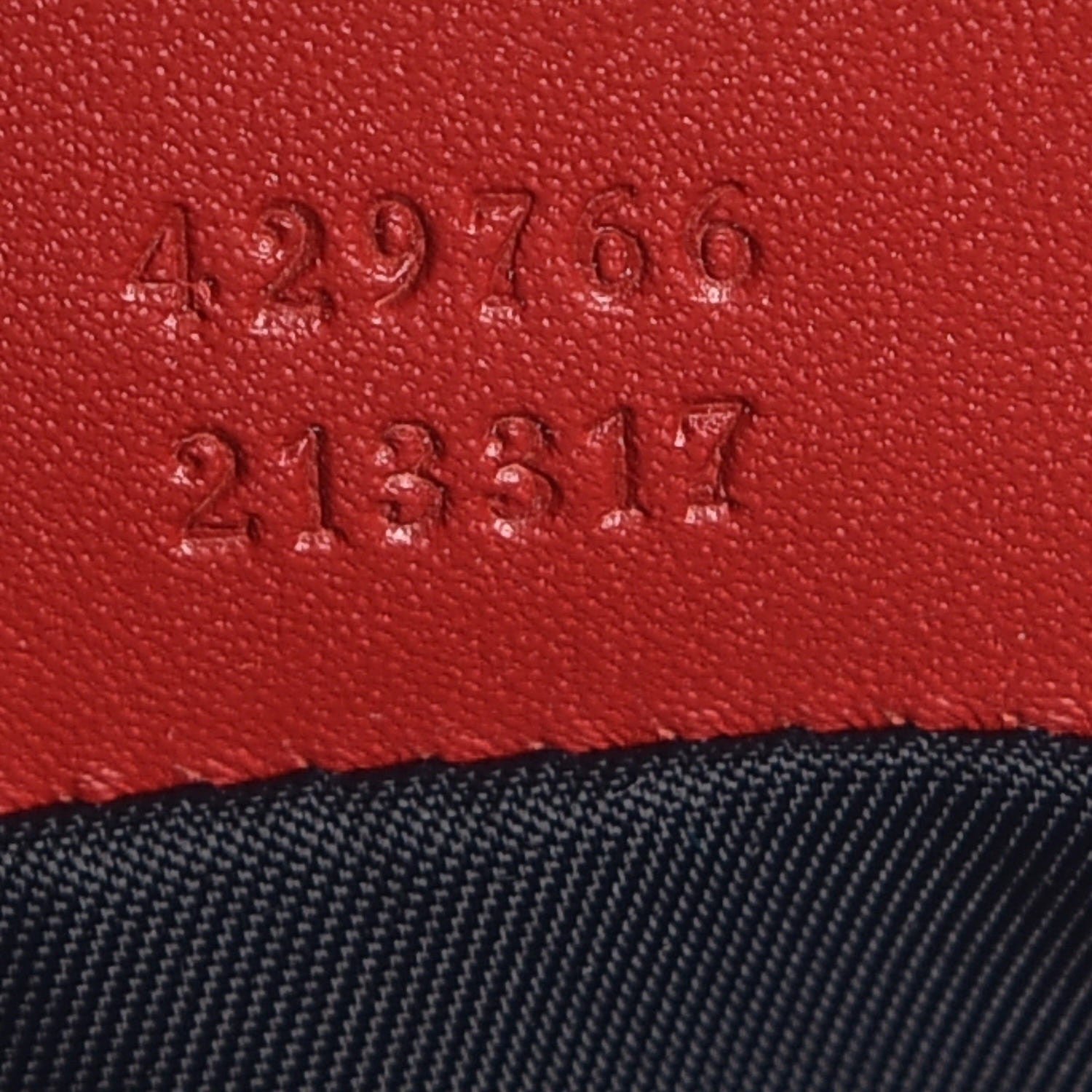 Gucci GG Supreme Monogram Blooms Mini Chain Bag Beige Blue Navy Hibiscus Red 7 of 8