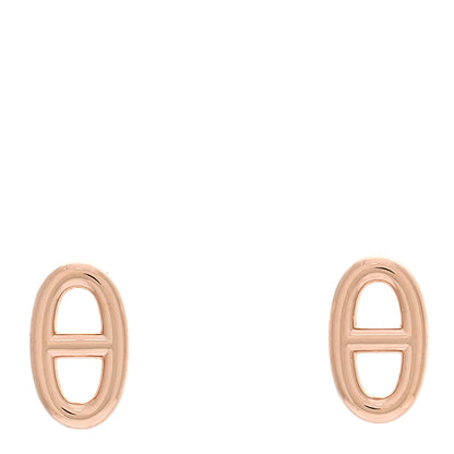 Hermes 18K Rose Gold TPM Farandole Stud Earrings 1 of 5