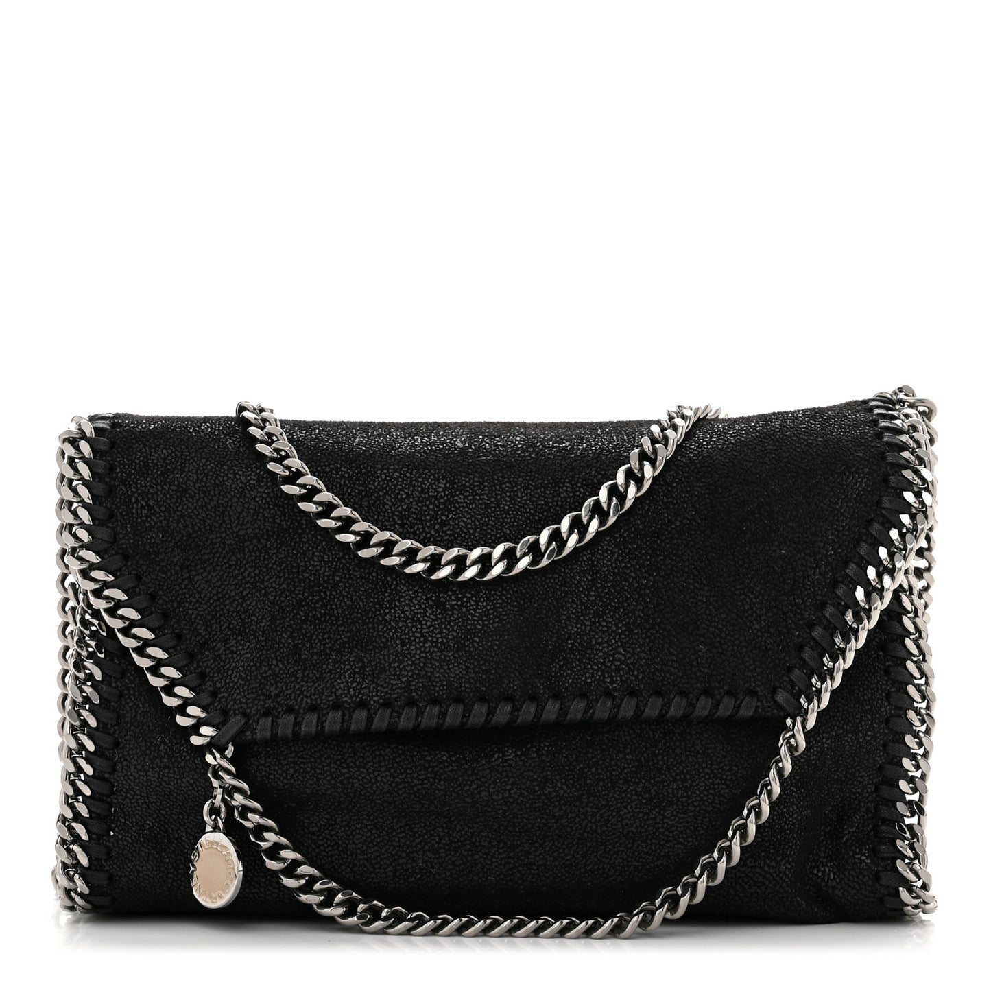 Shaggy Deer Mini Falabella Shoulder Bag Black