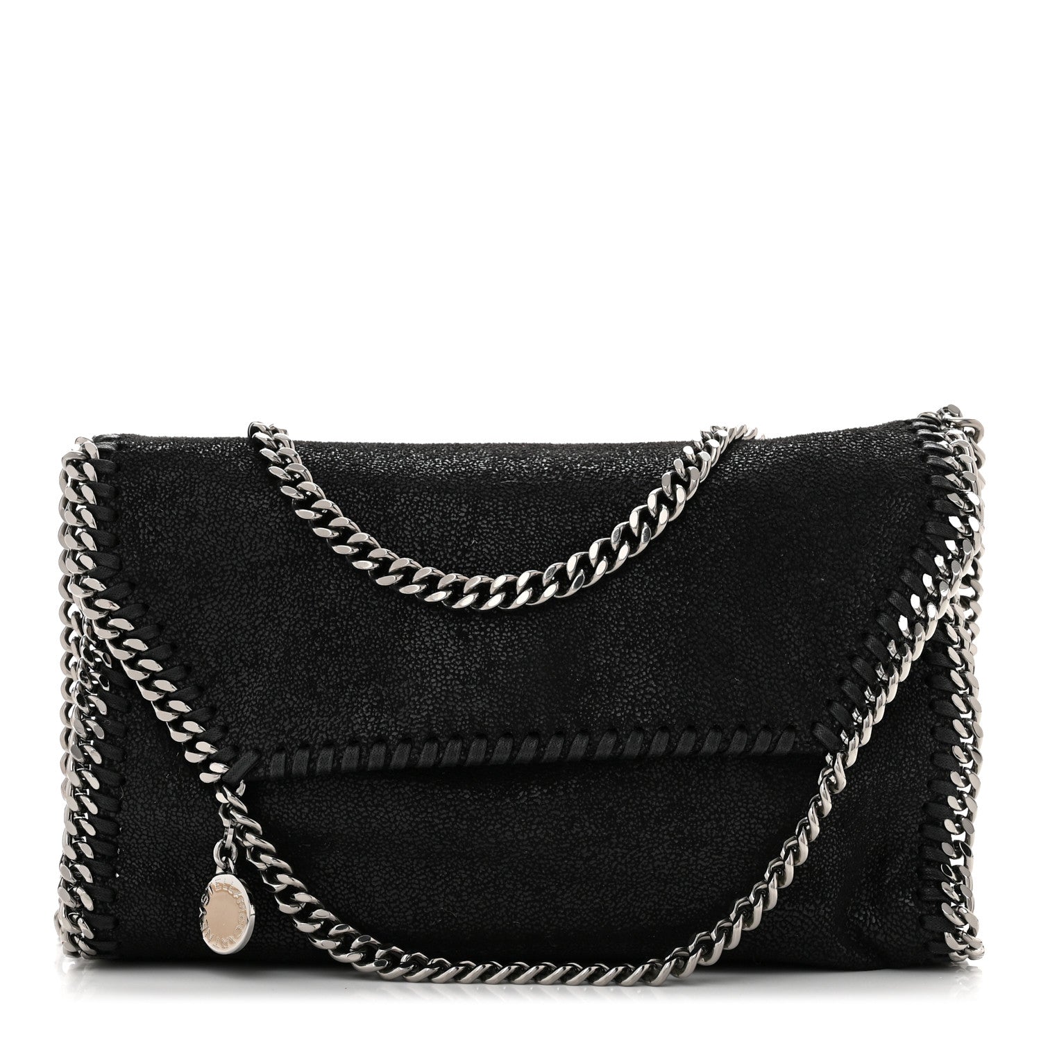 Stella McCartney Shaggy Deer Mini Falabella Shoulder Bag Black 1 of 10