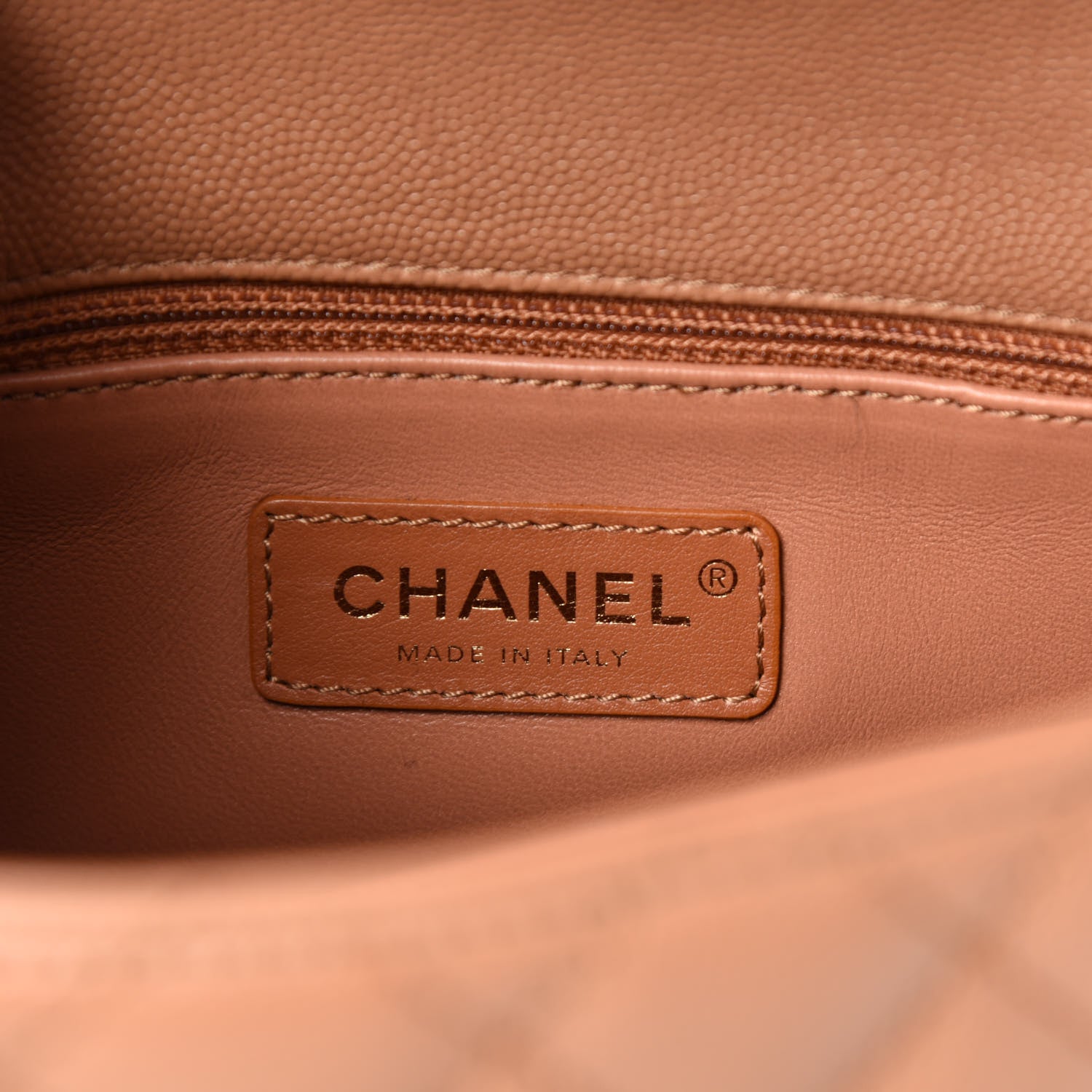 Chanel Caviar Quilted Mini Coco Handle Flap Brown 8 of 10