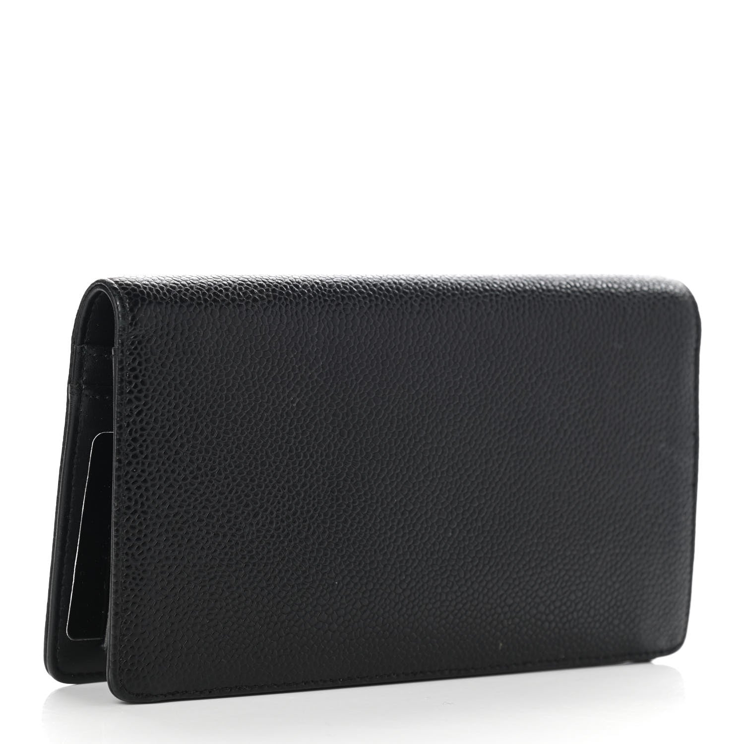 Chanel Caviar Timeless CC Yen Wallet Black 3 of 12