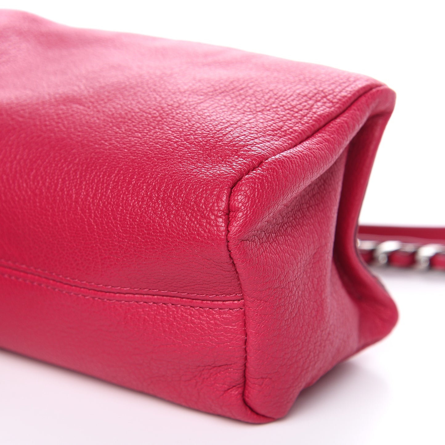 Sugar Goatskin Pandora Wristlet Magenta