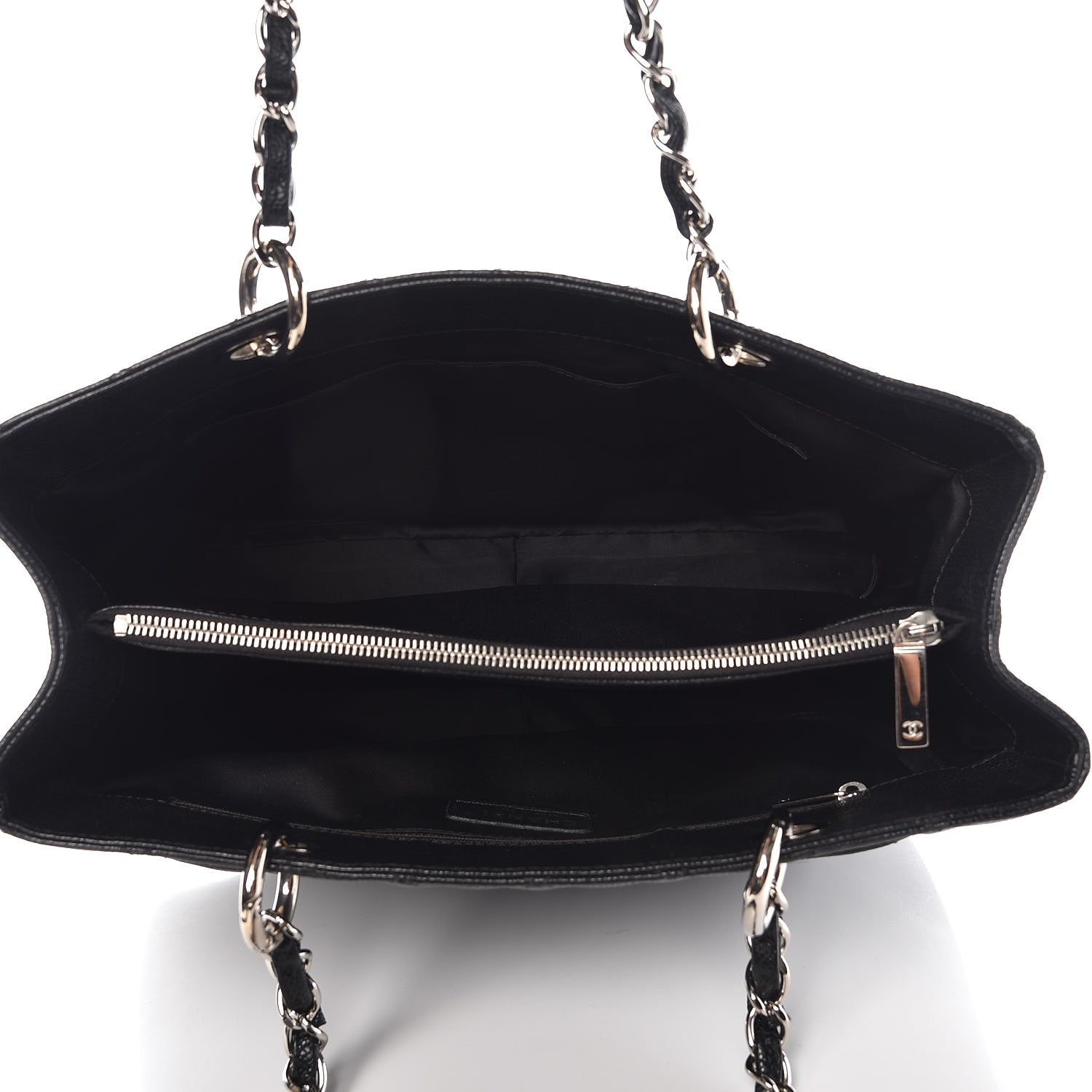 Chanel Caviar Quilted Grand Shopping Tote GST Black 5 of 14
