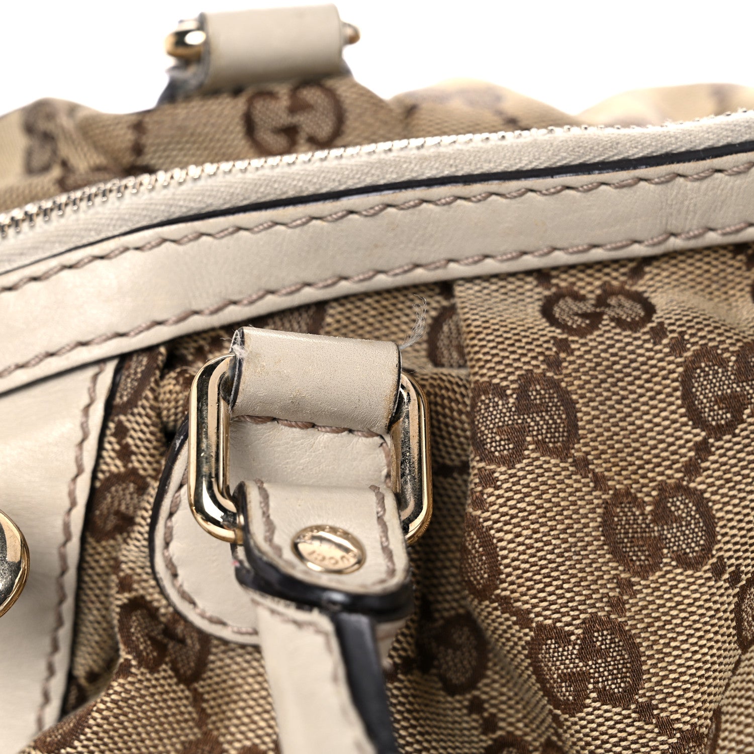 Gucci Monogram Medium Sukey Boston Off White 24 of 44