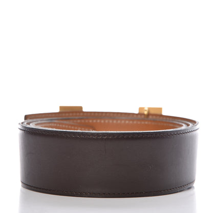 Hermes Box Chamonix 42mm Constance 2 Belt 95 Chocolate Gold 3 of 10