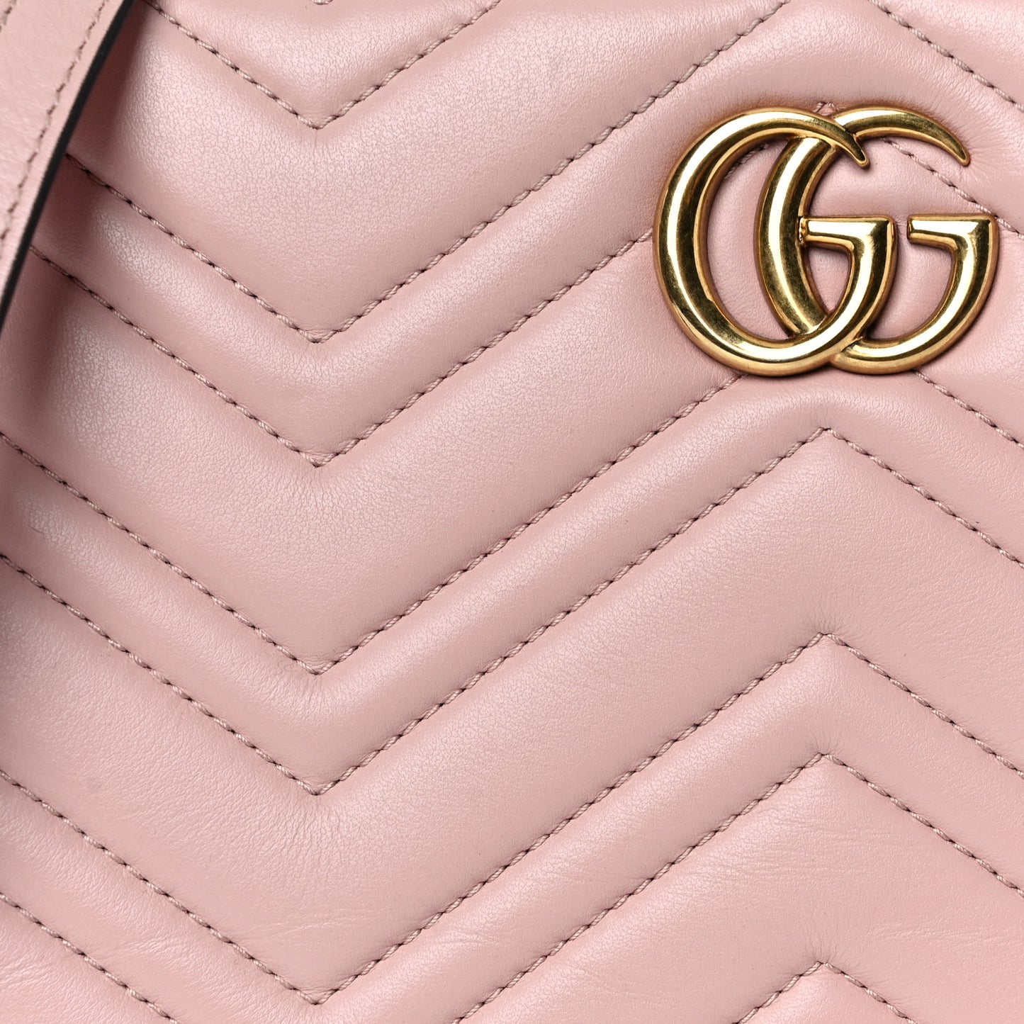 Calfskin Matelasse Small GG Marmont Tote Perfect Pink