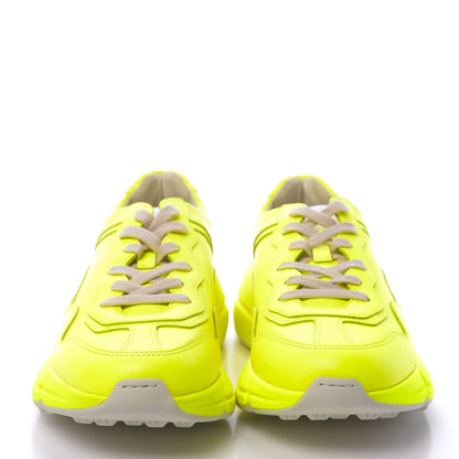 Gucci Calfskin Mens Rhyton Sneakers 7 Yellow Fluo 2 of 8