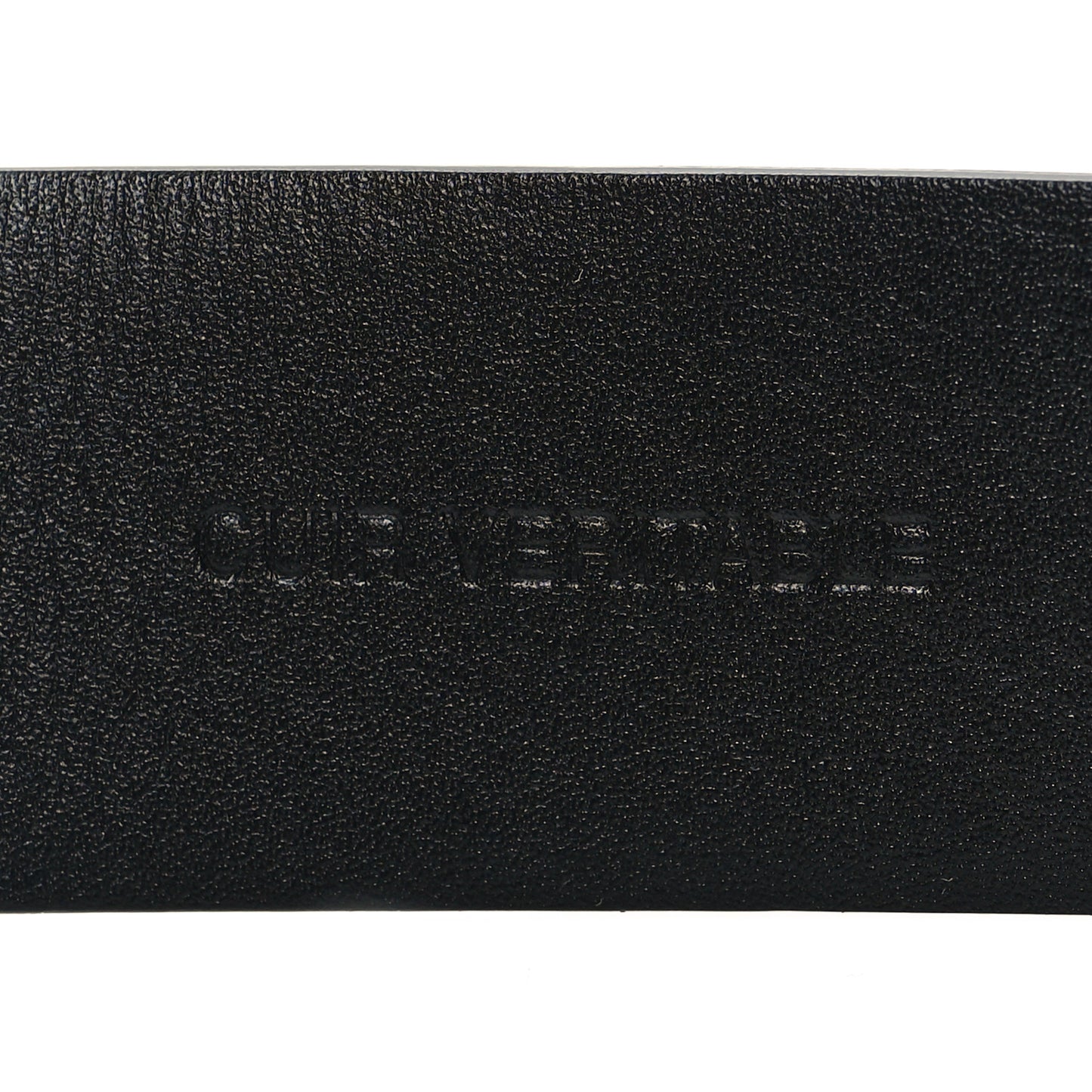 Lambskin Pearl Crystal CC Belt 90 36 Black