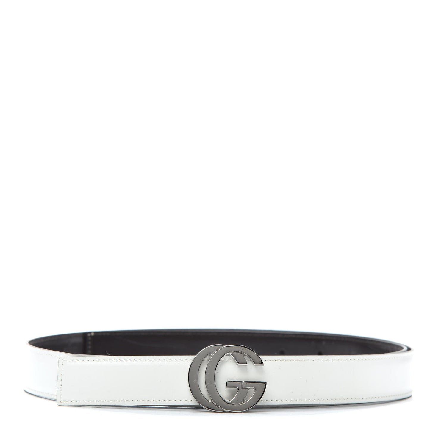 Calfskin Double G Belt 95 38 White