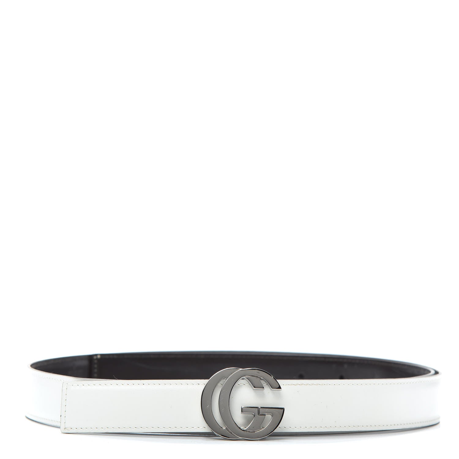 Gucci Calfskin Double G Belt 95 38 White 1 of 5