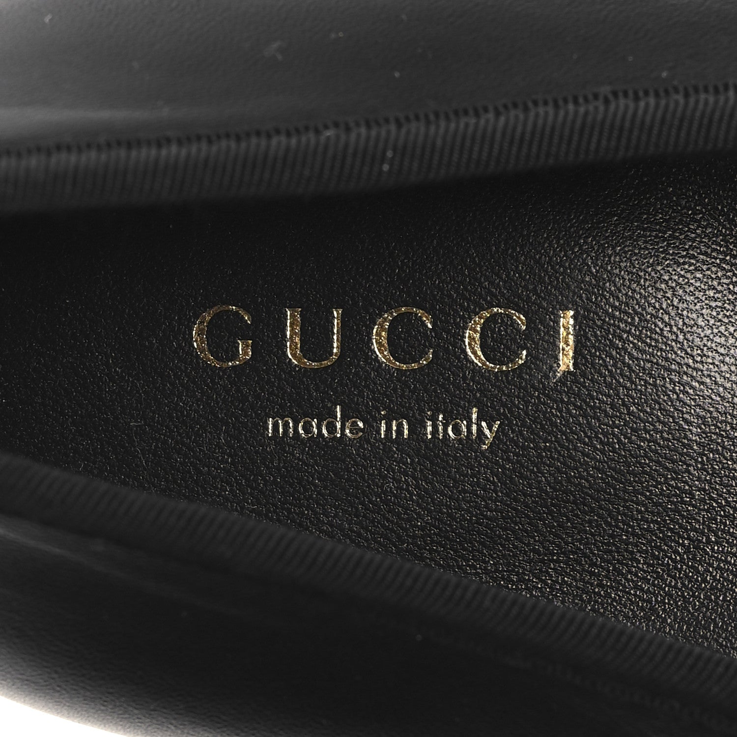 Gucci Malaga Kid Jarret Ballet Flats 37.5 Black White 9 of 9