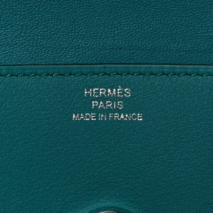 Hermes Evercolor Dogon Card Case Malachite 6 of 11