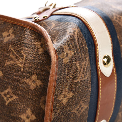 Louis Vuitton Monogram Rayures Tisse Sac GM Blue 14 of 19