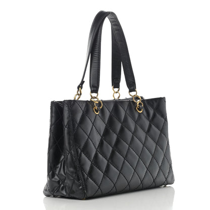 Chanel Calfskin Stitch Surpique Tote Black 2 of 21