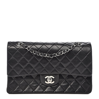 Chanel Lambskin Quilted Medium Double Flap Black 1 of 16